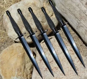Lot Of 5 British Army Fairbairn Sykes Commando knife 2nd Pattern Steel Handle - Picture 1 of 2