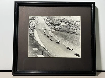 Fotografía de inicio de carrera Indianapolis Speedway Indy 500 1952 de colección Foto 1 de 3