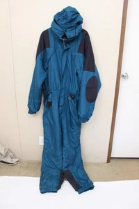 VTG White Fir Mens sz XL green insulated one peice ski sno suit zip up - Picture 1 of 24