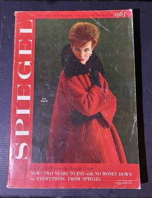 1963 Spiegel Fall & Winter Catalog - The Golden Book - VINTAGE Foto 1 de 4