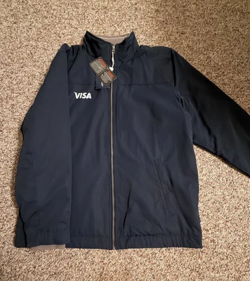 Devon & Jones DG794 - Men's Hartford All-Season Club Jacket logo VISA - Image 1 of 4