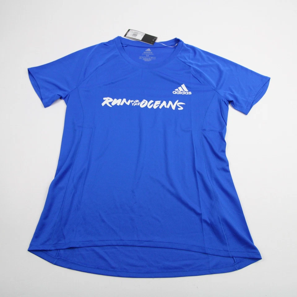 Adidas Run for the Oceans T-Shirt Aeroready Prime Blue M Parley Sustainable