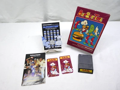 BurgerTime (Intellivision, 1983) Complete with catalog Tested & working - Image 1 of 4
