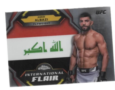 2024 Topps Chrome #IFL-1 Amir Albazi International Flair - Image 1 of 2