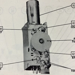 1953 Westinghouse UHF Conv. H-802 Service Wire Schematic Repair Manual Sam’s Vtg - Picture 1 of 2