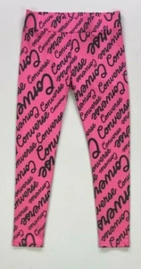 NWT Girl's Youth Converse Pink Leggings NEW - Picture 1 of 2