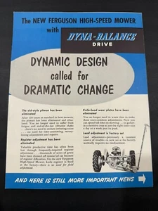Cortacésped de alta velocidad Ferguson 1950 con folleto Dyna Balance - Imagen 1 de 5