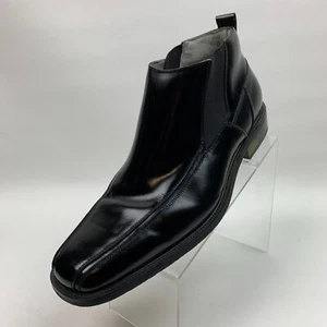 Botas al tobillo Stacy Adams cuero negro para bicicleta punta redonda talla 13M - Imagen 1 de 11
