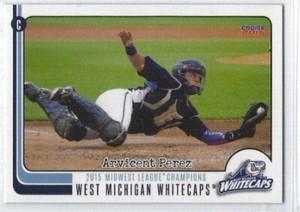 2015 West Michigan Whitecaps Champions (Class A-Detroit Tigers) Arvicent Perez