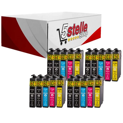 KIT 20 CARTUCCE 604XL PER EPSON WF-2910DWF WF-2930DWF WF-2935DWF WF-2950DWF - Immagine 1 di 3