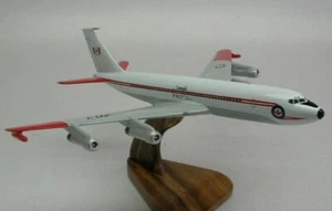 B-707 Canadian CC-137 AF Airplane Desktop Wood Model Replica Small New - Picture 1 of 1