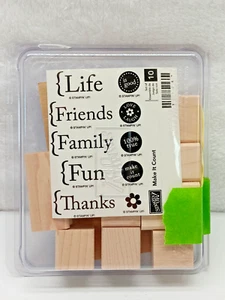 Stampin up make it count rubber stamp set - Picture 1 of 3