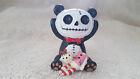 FURRYBONES Pandie the Panda Figurine Skull in Costume Collect New FREE SHIPPING