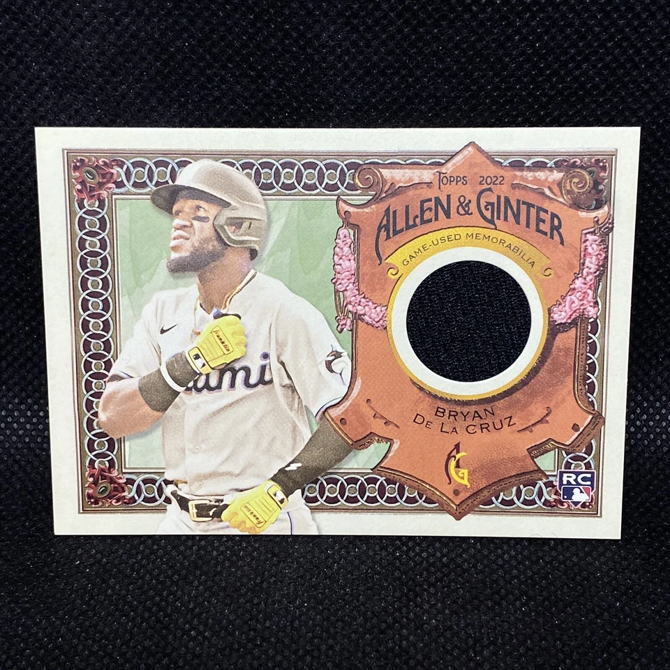 Relic! 🚨2022 Topps Allen & Ginter Bryan De La Cruz RC Rookie Jersey AGRA-BDLC - Image 1 of 2