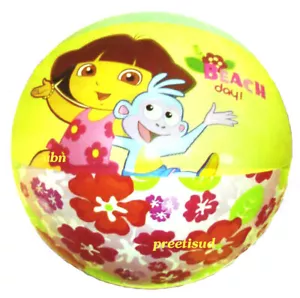 DORA LA EXPLORADORA ~DÍA DE PLAYA~ BOLA DE PLAYA INFLABLE 20" - Imagen 1 de 1