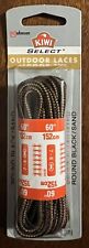 SC Johnson Kiwi Select Outdoor Round Black Laces 60in/152cm- 7-8 Pairs of Eyelet