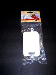 Mini Holz Handwerk Klemmbrett 2er Pack 3" x 2" Puppe Handwerk Zubehör - Bild 1 von 2