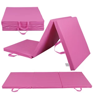 Estera de ejercicio portátil de tres pliegues para gimnasio gimnasia aeróbicos yoga para el hogar - Imagen 1 de 7