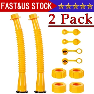 2 SETS Replacement Gas Can Spout FIT Blitz Midwest Scepter Briggs & Stratton US - Picture 1 of 22