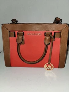 Michael Kors Dillon Small Satchel crossbody handbag Purse Zip Top tote - Picture 1 of 5