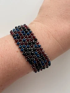 Brazalete Cristal Brillante con Cierre Magnético, Joyería Elegante con Cuentas - Imagen 1 de 8