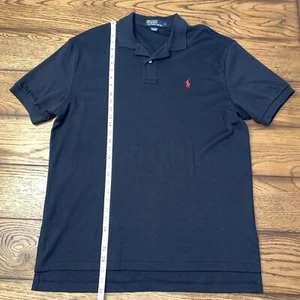 Polo Ralph Lauren vestibilità classica (nero) camicia manica corta uomo taglia large - Foto 1 di 6