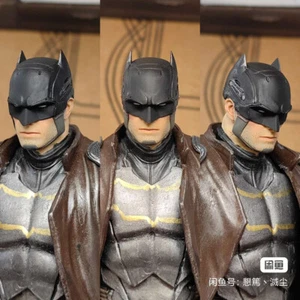Painted 1:12 heroes Bruce Wayne Helmet Head Sculpt For 6" Male Action Figure Toy - Picture 1 of 14