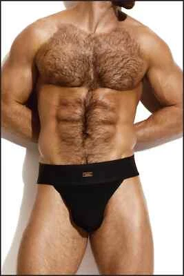 Charlie by matthew zink Mens Black Gold Label micromodal pro Thong underwear S - Изображение 1 из 4