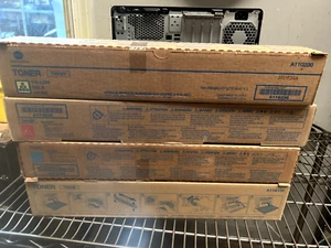 KONICA MINOLTA A11G130, A11G430, A11G330, A11G230 TN319 GENUINE SET C,M,Y,K New - Picture 1 of 1