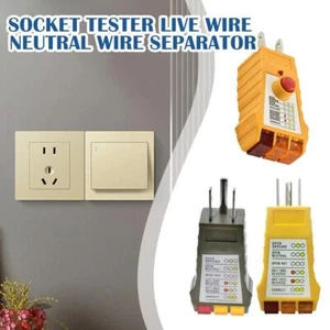 110-120V For Standard A C Outlets Socket Tester W/GFCI S7G5 check New - Picture 1 of 17