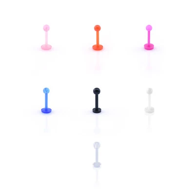 Labret-Stange Bioflex Ptfe UV Farbig Flexibel Verschiedene Größen & Farben - Bild 1 von 4