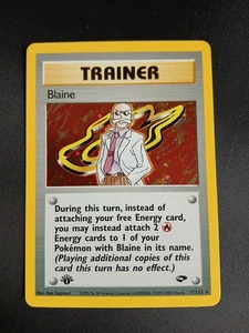 Pokemon Blaine 17/132 Gym Challenge 1. Edition NM - Bild 1 von 8
