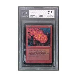 WOTC MtG Alpha Fireball (C) NM - Picture 1 of 2