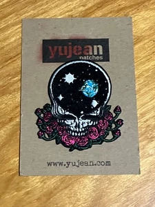 Grateful Dead SPACE YOUR FACE Embroidered Iron-on Patch by yujean, Free Shipping - Picture 1 of 4