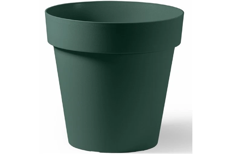 VASO DA GIARDINO CIOTOLA NAXOS 40 CM CON SOTTOVASO -Terracotta Avana - Terracotta - Bronzo - Foto 8