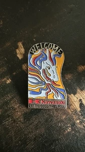 KAWASAKI Pin Anstecknadel, Let The Good Times Roll, Drache, Welcome - Bild 1 von 2
