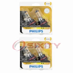 2 pc Philips High Low Beam Headlight Bulbs for Mercedes-Benz 190D 190E 260E tt - Picture 1 of 5