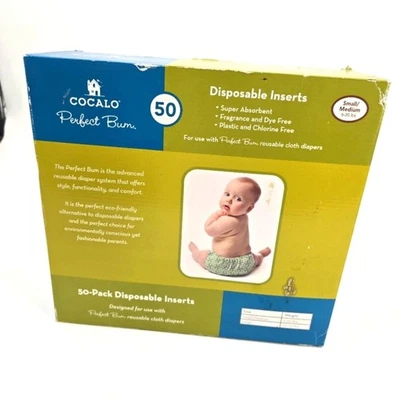 Одноразовые вставки Cocalo Perfect Bum упаковка 50 шт. НОВЫЕ - Изображение 1 из 4