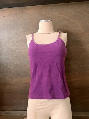 Gloria Vanderbilt Womens L Camisole Tank Top Adjustable Straps Shelf Bra PURPLE - Image 1 of 4