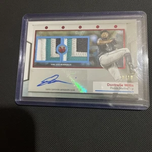 2024 Topps Museum Collection Signature Swatches Dual Auto Dontrelle Willis /10 - Bild 1 von 5