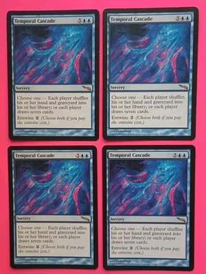 Magic the Gathering MTG Mirrodin TEMPORAL CASCADE  X 4 LP/EX  RARE 2003 NICE! - Image 1 of 2