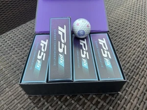 Taylormade Tp5 Pix 2023 US Open LA Major Series Summer One Dozen Golf Balls - Picture 1 of 3