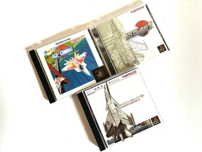 Lot 3 Ace Combat 1 2 3 Sony Playstation Good Used Game PS1 NTSC-J From Japan - Image 1 of 4