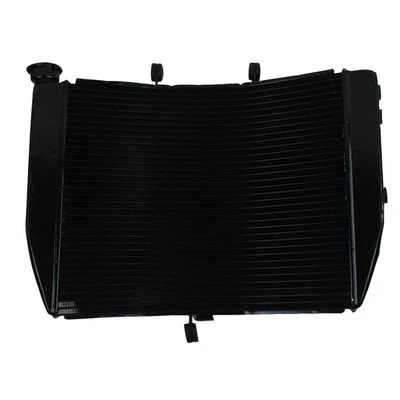 Black Radiator Engine Cooling Fit For KAWASAKI NINJA ZX-6R ZX6R ZX 6R 2007-2008 - Image 1 of 4