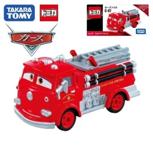Takara Tomy Tomica Disney Pixar Car Red Fire Engine C-07 Toy Car New in Box - Picture 1 of 5
