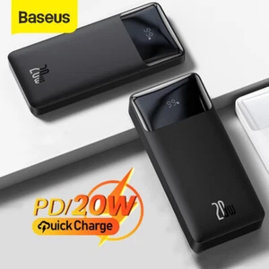 Baseus 20000mAh Power Bank Externer Akku USB Typ C 3 Port 20W Schnell Ladegerät - Bild 1 von 14