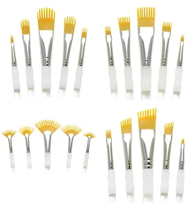 Royal Aqualon Wisp Kamm Pinsel Künstler Aquarell Acryl Farbe Pinsel Kunst Sets - Bild 1 von 9