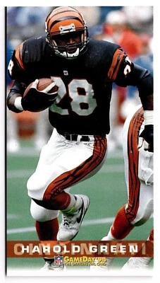 1994 Fleer GameDay - #66 Harold Green Cincinnati Bengals - Image 1 of 2