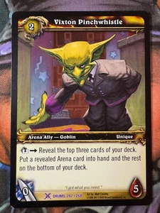 Batería World of Warcraft TCG 202/268 Vixton Pinchwhistle - Imagen 1 de 2