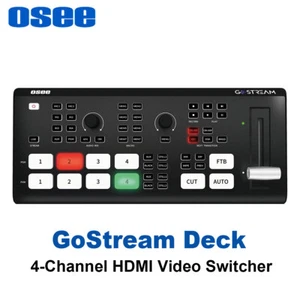 OSEE GoStream Deck 4CH HDMI Multi Camera Video Mixer Switcher for Live Streaming - Picture 1 of 11
